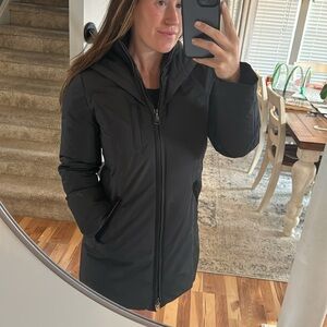 Warm Winter Waterproof Black Jacket in Woman’s Small